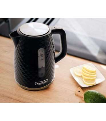 C280C ELDOM Kettle ELLI, capacity 1.7 l, power 2200 W, black, strix, black