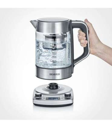 Severin WK 3422 electric kettle 1.7 L 3000 W Stainless steel