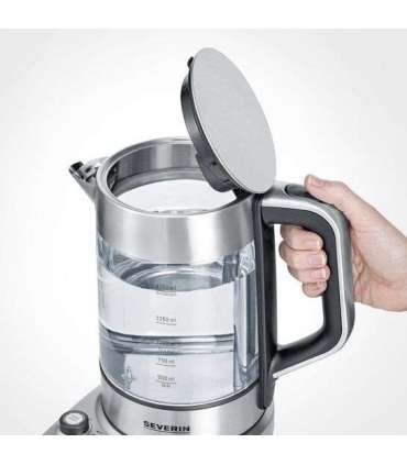 Severin WK 3422 electric kettle 1.7 L 3000 W Stainless steel