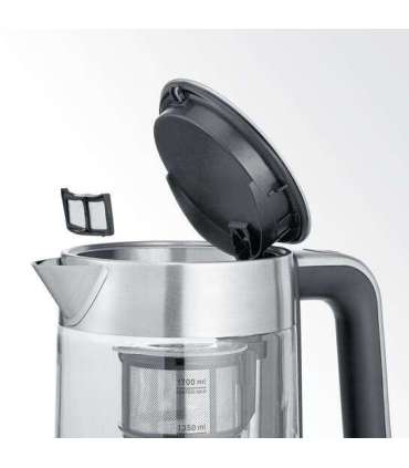 Severin WK 3422 electric kettle 1.7 L 3000 W Stainless steel