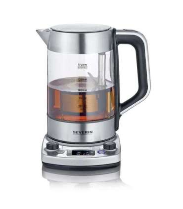 Severin WK 3422 electric kettle 1.7 L 3000 W Stainless steel