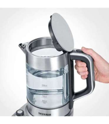 Severin WK 3422 electric kettle 1.7 L 3000 W Stainless steel