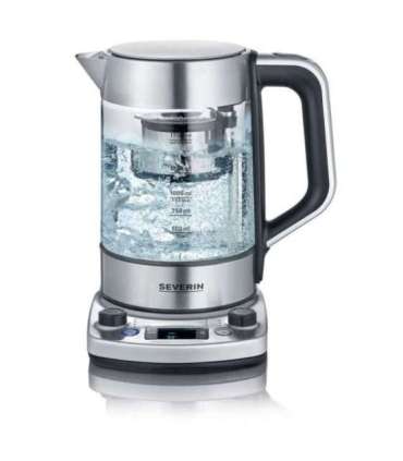 Severin WK 3422 electric kettle 1.7 L 3000 W Stainless steel