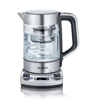 Severin WK 3422 electric kettle 1.7 L 3000 W Stainless steel