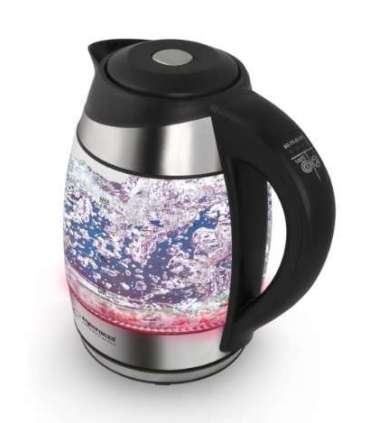 Esperanza EKK026 electric kettle 1.7 L 2200 W Black, Transparent