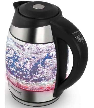 Esperanza EKK026 electric kettle 1.7 L 2200 W Black, Transparent