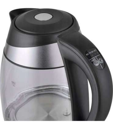 Esperanza EKK026 electric kettle 1.7 L 2200 W Black, Transparent