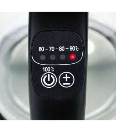 Esperanza EKK027 electric kettle 1.7 L 2200 W Black, Transparent