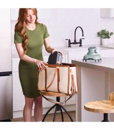 Ninja CRISPi Single 3.8 L 1700 W Hot air fryer Green, Grey, Transparent