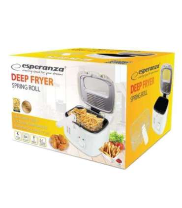 Esperanza EKG012 Deep Fryer 2.5L, White