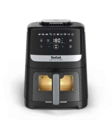 Tefal Easy Fry Silence EY5568E0 fryer Single 5 L Stand-alone Hot air fryer Black, Stainless steel