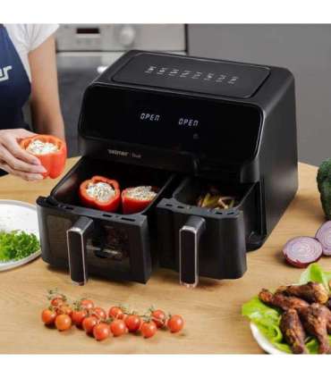 Zelmer ZAF9000 Air Fryer 5.5 l + 3.5 l 2700 W black