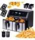 IDEAL Fat-free fryer, double horizontal 9L, 8 functions - including food drying
