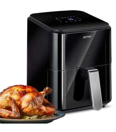 MPM MFR-11 Air Fryer Single Stand-alone 1400 W Black