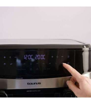 Taurus Air Fry Digital Duo Double 9 L 2200 W Hot air fryer Black