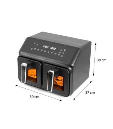 Double fat-free fryer, 2200 W, capacity 8 l, LED display
