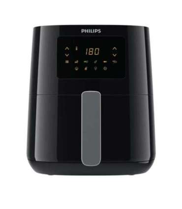Philips Essential HD9252/70 fryer Single 4.1 L Stand-alone 1400 W Hot air fryer Black, Silver