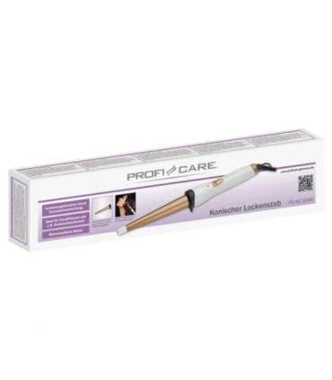 ProfiCare Conical curling iron PC-HC 3049 white/gold
