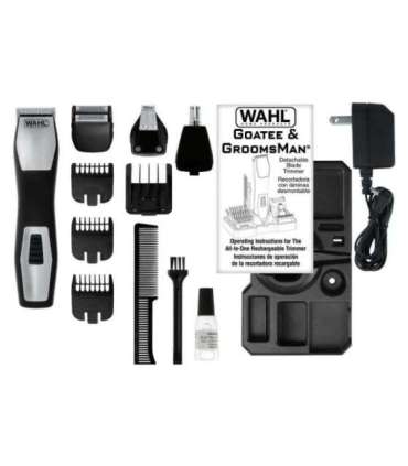 Wahl GroomsMan Pro Battery Black, Stainless steel