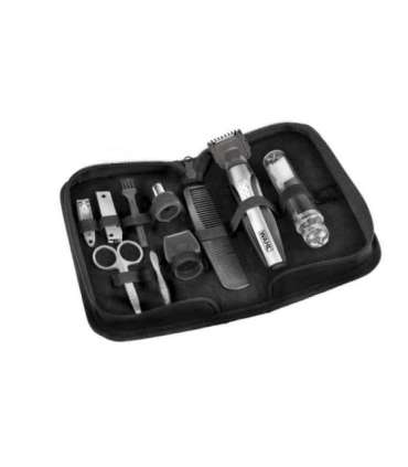 Wahl Travel Kit Deluxe Black, Stainless steel
