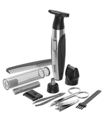 Wahl Travel Kit Deluxe Black, Stainless steel