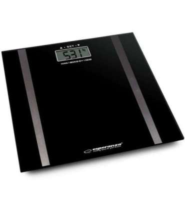 Esperanza EBS018K personal scale Rectangle Black Electronic personal scale