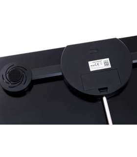 Esperanza EBS016K personal scale Electronic personal scale Square Black