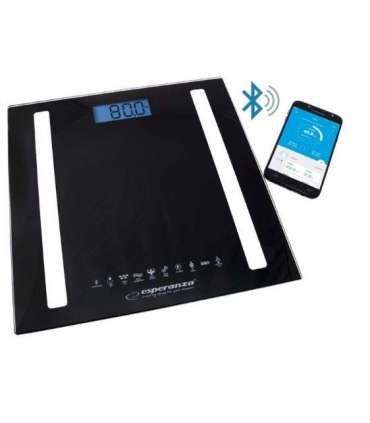 Esperanza EBS016K personal scale Electronic personal scale Square Black