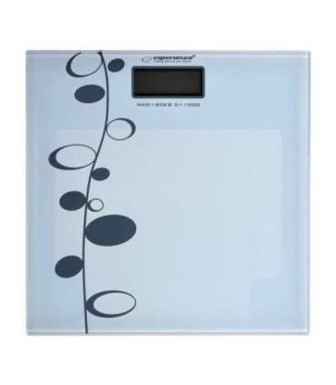 Esperanza EBS005 personal scale Rectangle White Electronic personal scale