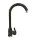 BALI sink (62x44) 1B1D black + Lungo mixer tap
