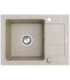 One-bowl sink with draining board Maidsinks Promo 62x44 1B 1D E070053701