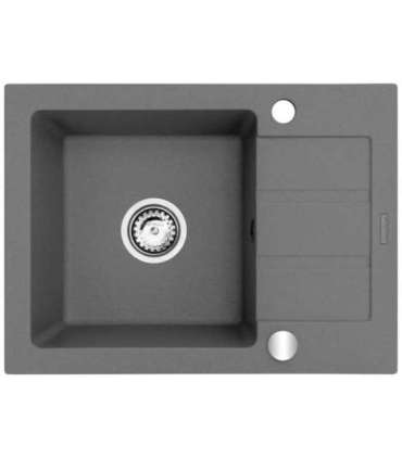 Single-bowl sink with draining board Maidsinks Promo 62x44 1B 1D