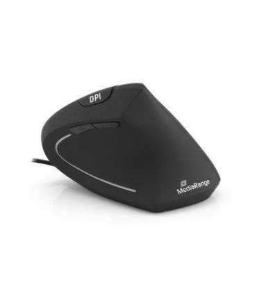 MOUSE USB OPTICAL 6-BUTTON/RIGHT BLACK MROS230 MEDIARANGE