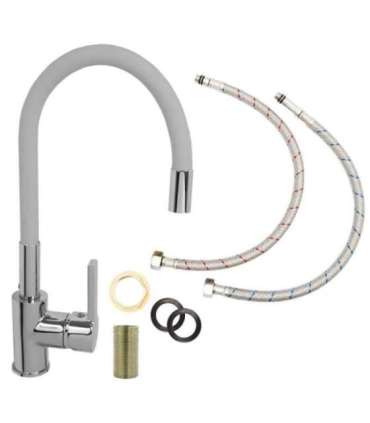 Pyramid Flessi kitchen mixer grey