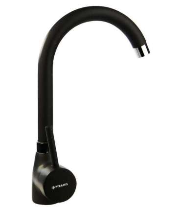 PYRAMIS 090918501 kitchen faucet Black
