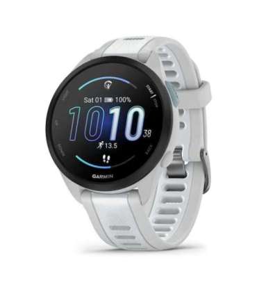 Garmin Forerunner 165 Music 3.05 cm (1.2") AMOLED 43 mm Digital 390 x 390 pixels Touchscreen Grey GPS (satellite)