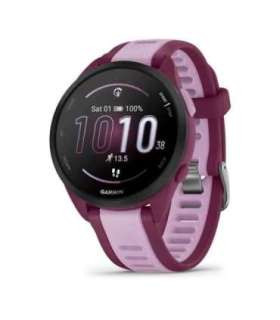 Garmin Forerunner 165 Music 3.05 cm (1.2") AMOLED 43 mm Digital 390 x 390 pixels Touchscreen Purple GPS (satellite)