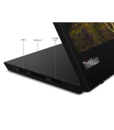 Lenovo ThinkVision M15 LED display 39.6 cm (15.6") 1920 x 1080 pixels Full HD Black
