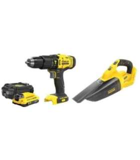 2-piece 18V cordless tool set SFMCK219D1 STANLEY