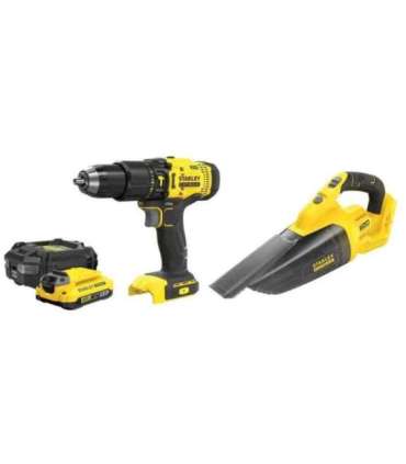 2-piece 18V cordless tool set SFMCK219D1 STANLEY