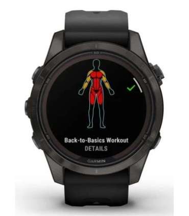 Garmin fēnix 7S Pro 3.05 cm (1.2") MIP 42 mm Digital 240 x 240 pixels Touchscreen Black Wi-Fi GPS (satellite)