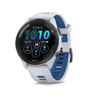 Garmin Forerunner 265 3.3 cm (1.3") AMOLED 46 mm Digital 416 x 416 pixels Touchscreen Black, White Wi-Fi GPS (satellite)