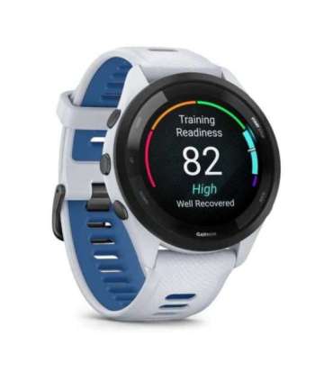 Garmin Forerunner 265 3.3 cm (1.3") AMOLED 46 mm Digital 416 x 416 pixels Touchscreen Black, White Wi-Fi GPS (satellite)