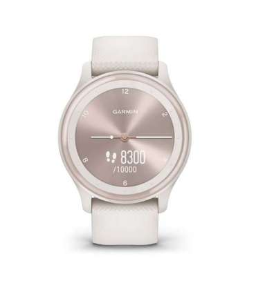 Garmin vívomove Sport AMOLED 40 mm Digital 72 x 154 pixels Touchscreen Ivory GPS (satellite)