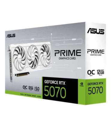 ASUS Prime -RTX5070-O12G-WHITE NVIDIA GeForce RTX 5070 12 GB GDDR7