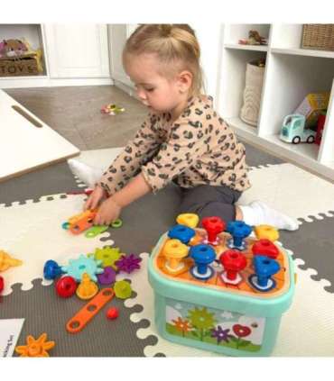 WOOPIE GREEN Montessori motoorse arengu ehituskomplekt 12-ühes (FSC)