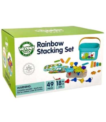 WOOPIE GREEN Montessori motoorse arengu ehituskomplekt 12-ühes (FSC)