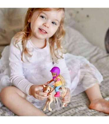 WOOPIE ROYAL Zestaw Laleczka Jeździec z Koniem