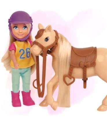 WOOPIE ROYAL Zestaw Laleczka Jeździec z Koniem