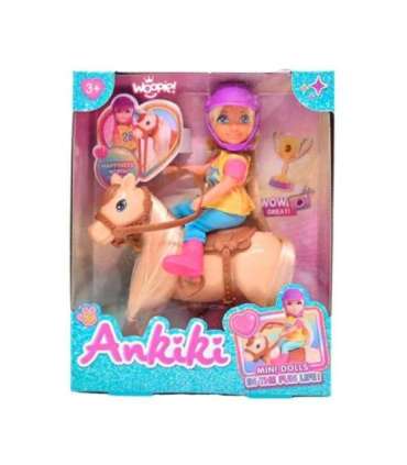 WOOPIE ROYAL Zestaw Laleczka Jeździec z Koniem